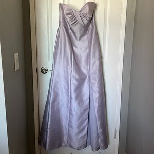 Formal strapless gown